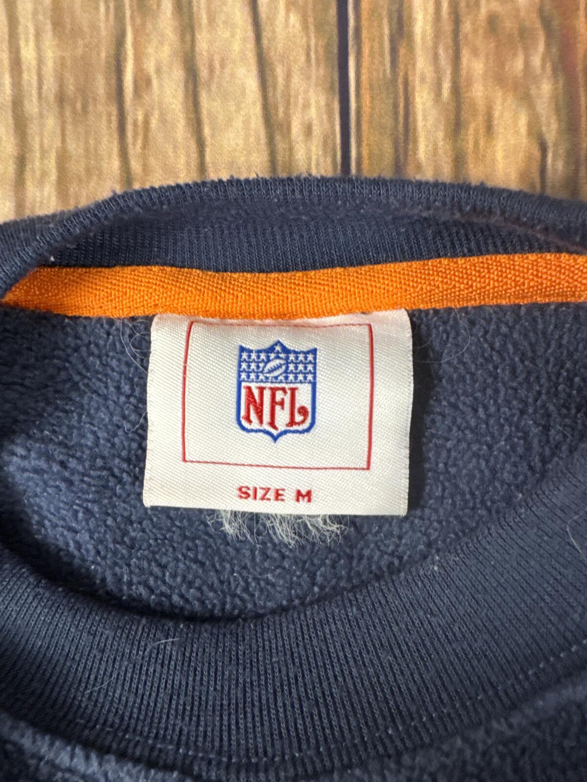 Vintage Denver Broncos NFL Fleece Pullover Sweatshirt