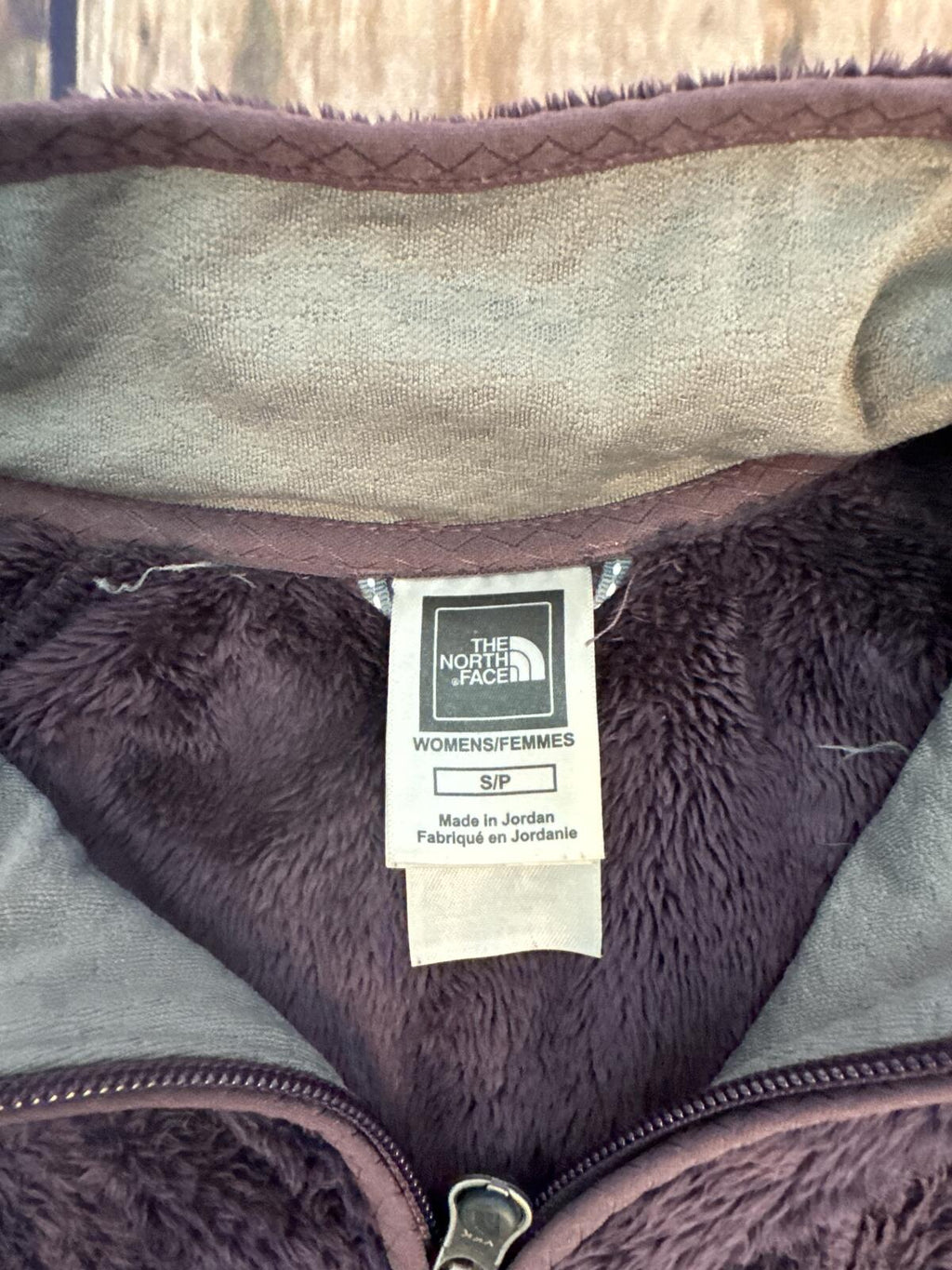The North Face Womens Small Purple Fleece Quarter Zip Pullover