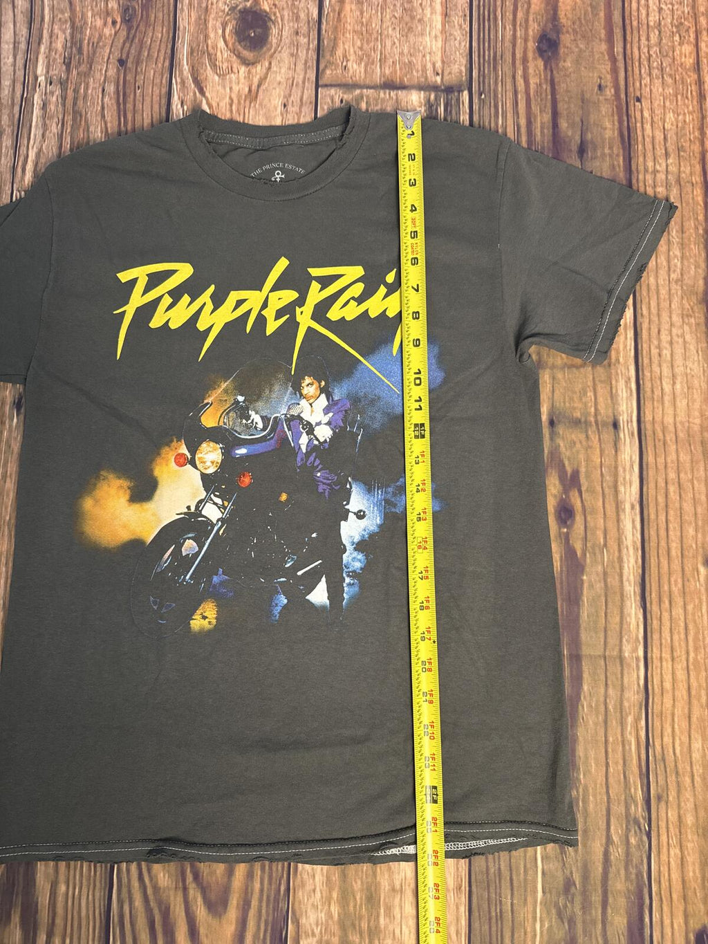 Prince Purple Rain Graphic T Shirt Small Black Licensed Band Tee