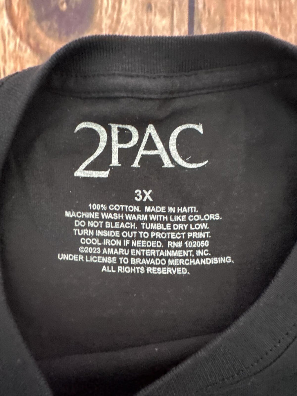 2Pac California Love Graphic T Shirt Mens 3X Black Rap Hip Hop Tee