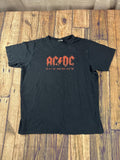 AC DC Back In Black Graphic T Shirt Black Rockware Band Tee