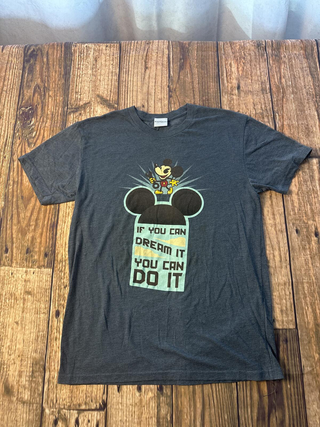 Disney Mickey Mouse “If You Can Dream It You Can Do It” Graphic Tee