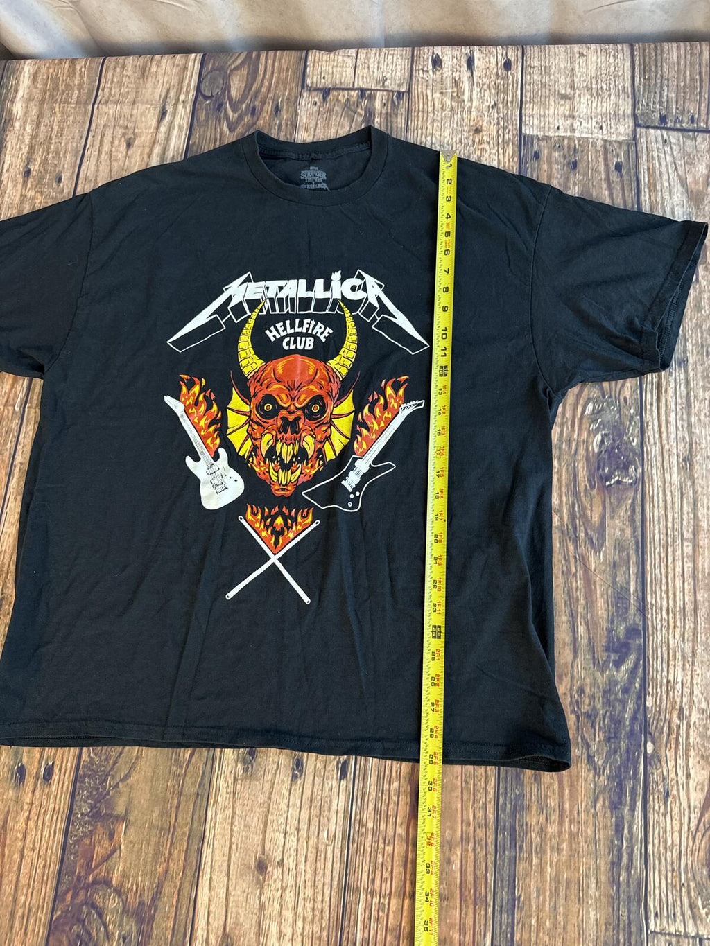 Stranger Things x Metallica Hellfire Club Graphic Tee XXL