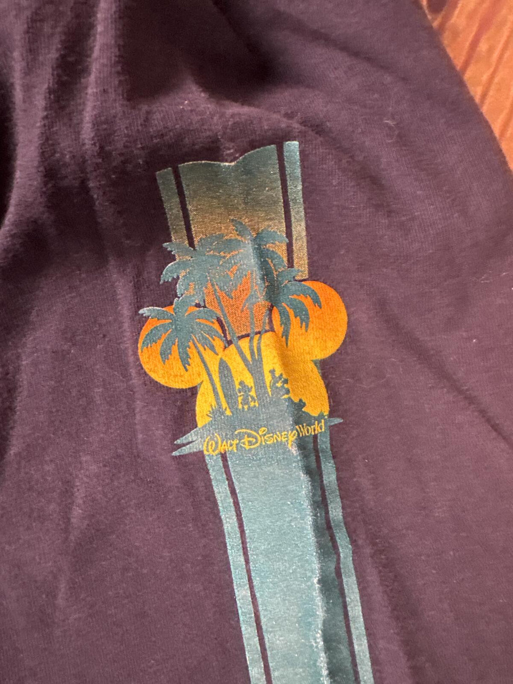 Disney World Mickey Mouse Palm Tree Long Sleeve T-Shirt