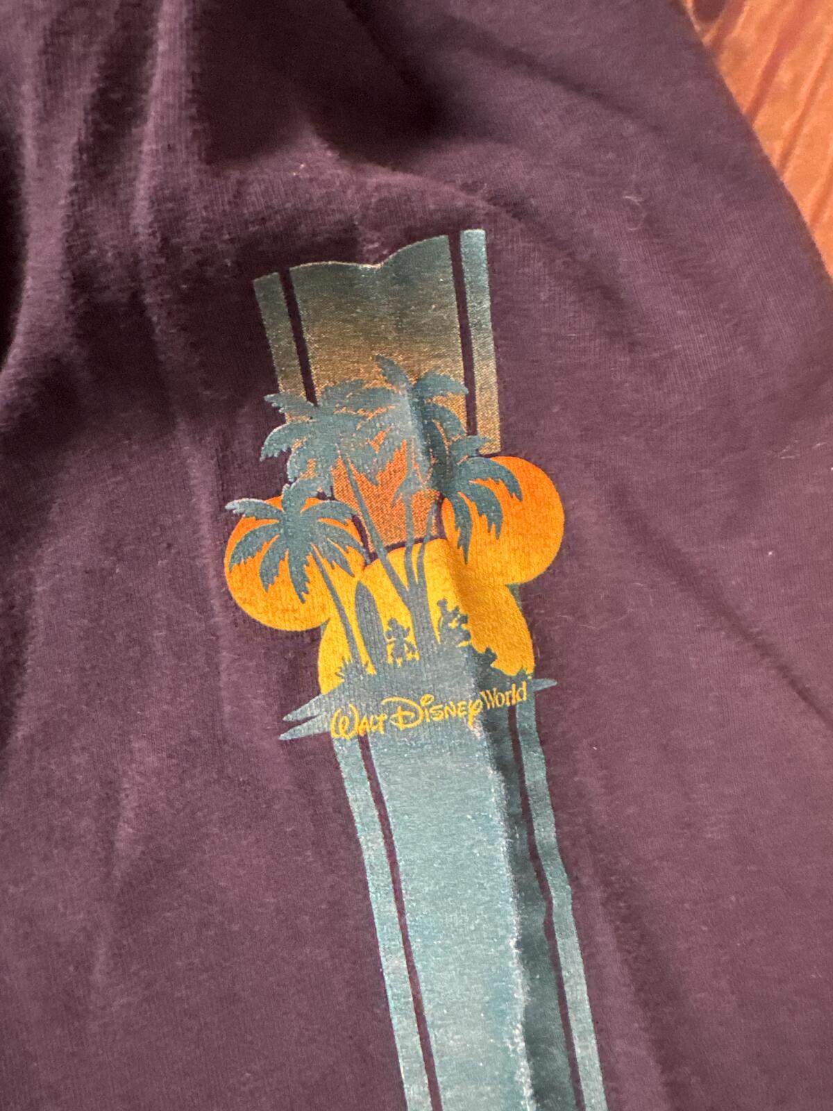 Disney World Mickey Mouse Palm Tree Long Sleeve T-Shirt