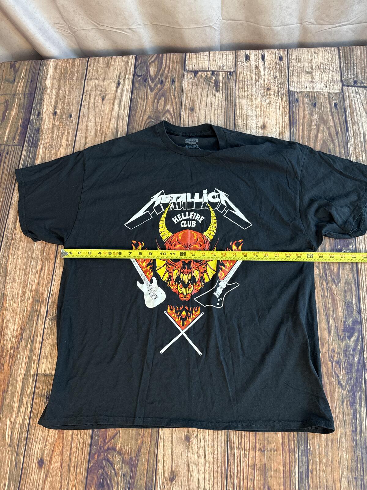 Stranger Things x Metallica Hellfire Club Graphic Tee XXL