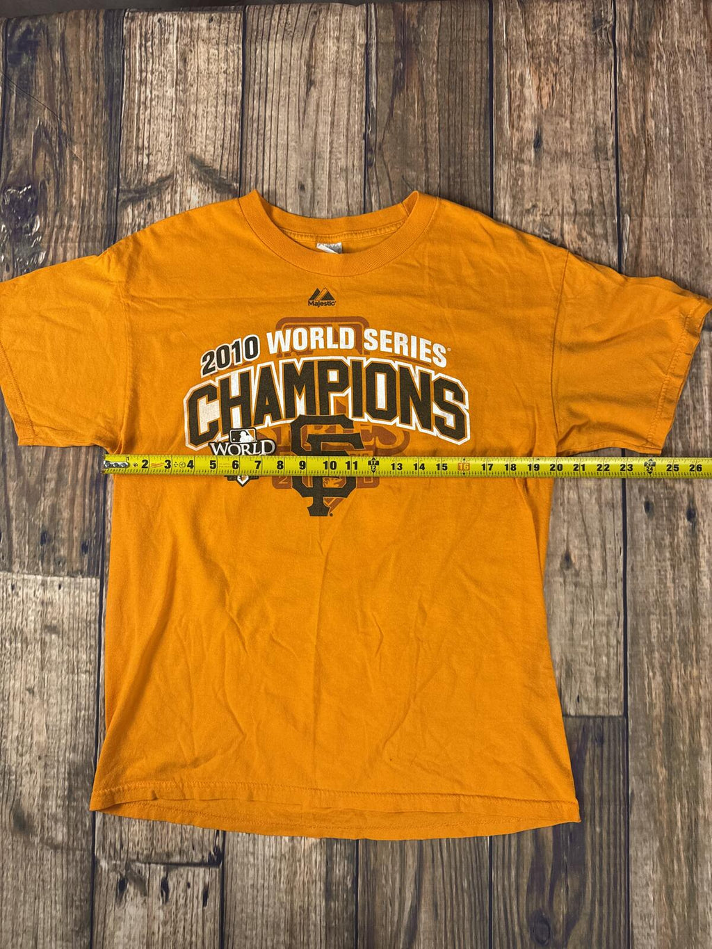 San Francisco Giants 2010 World Series Champions Roster T-Shirt