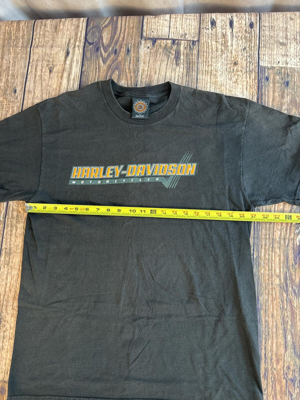 Harley-Davidson Motorcycles Black Graphic T-Shirt Made in USA Size Large