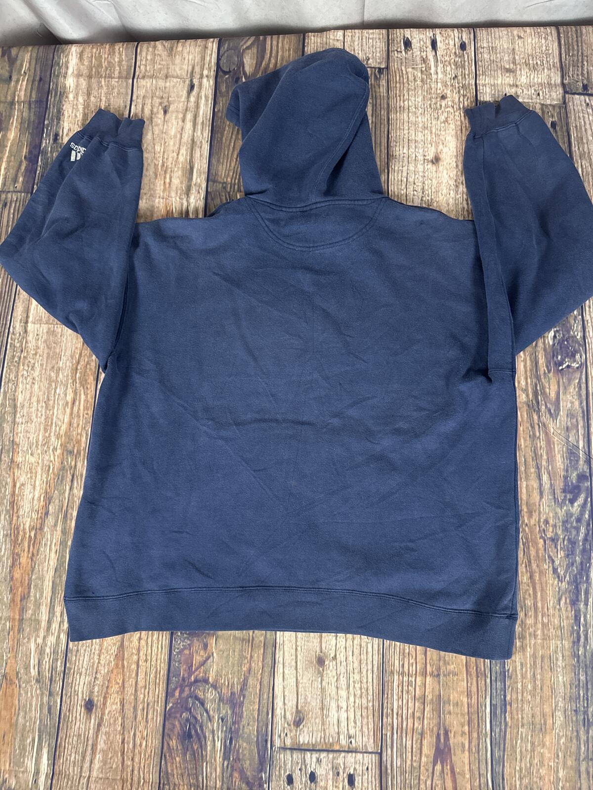 Adidas Notre Dame Fighting Irish Hoodie Large Navy Pullover Sweatshirt