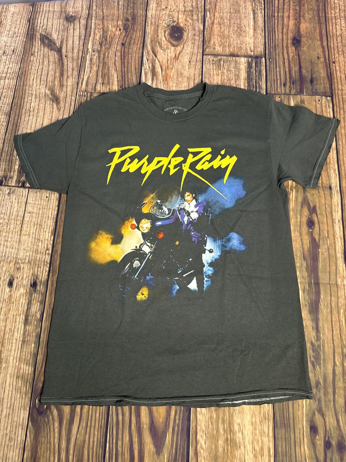 Prince Purple Rain Graphic T Shirt Small Black Licensed Band Tee