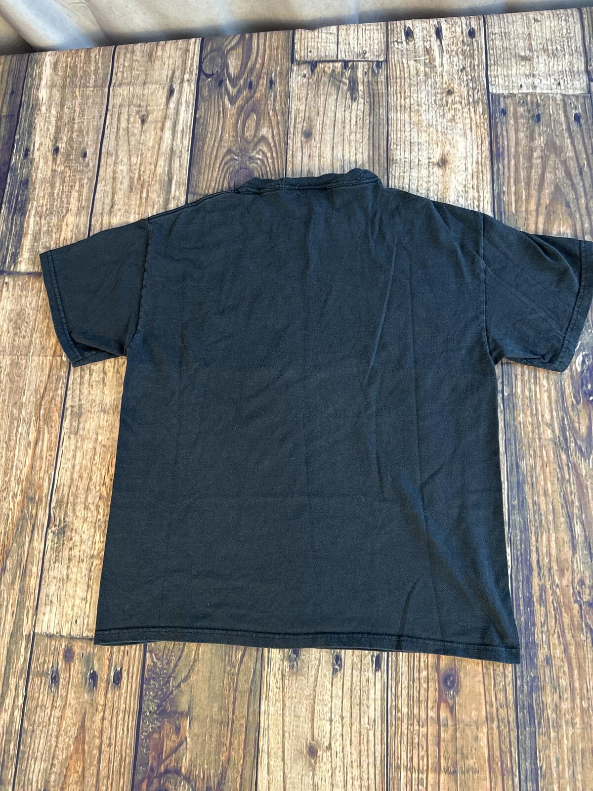 Bob Marley Lion Graphic Black T-Shirt Zion Rootswear Size Medium
