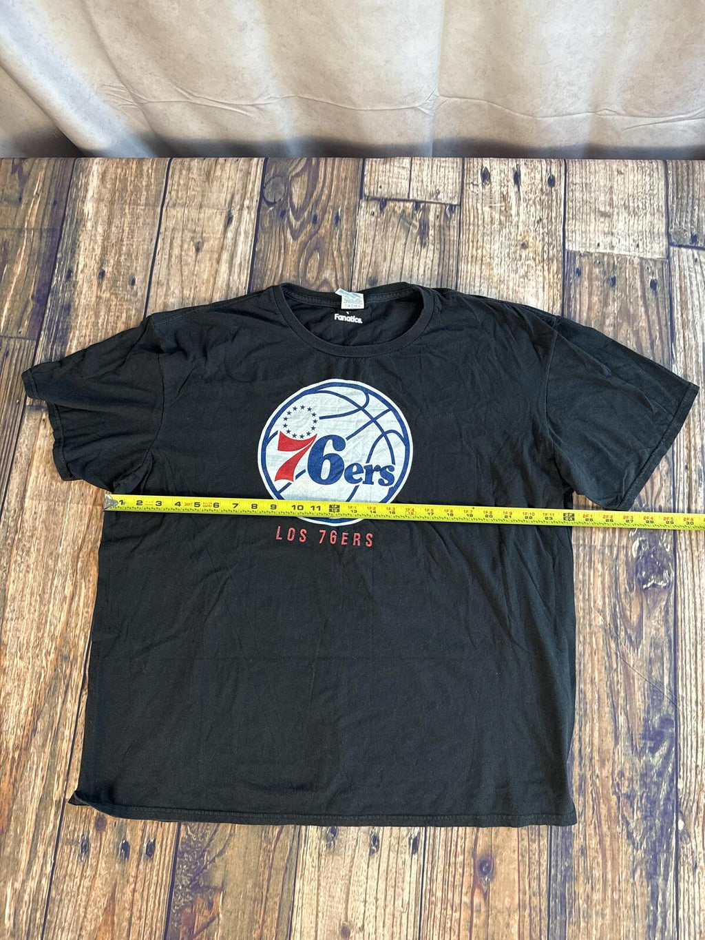 Philadelphia 76ers Los 76ers Graphic Tee Black Size 2XL