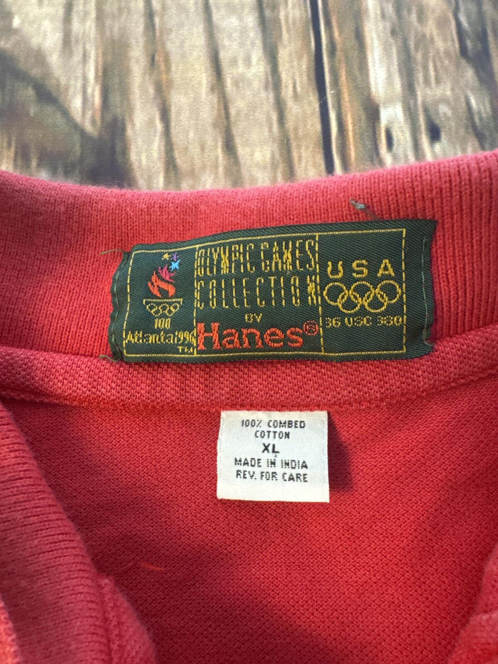 Vintage Atlanta 1996 Olympic Games Polo Shirt XL