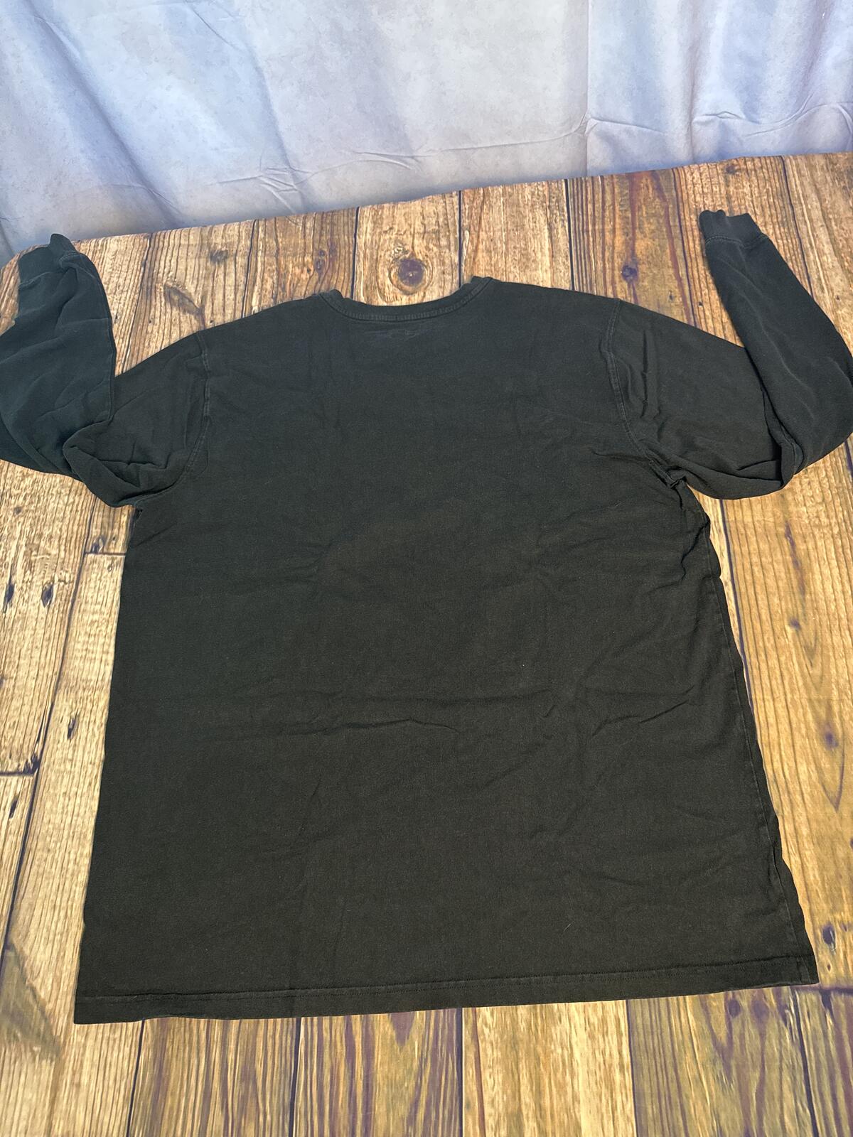 Carhartt Original Fit Pocket Henley Shirt Mens 2XL Tall Black Long Sleeve