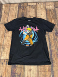 Naruto Shippuden Graphic Anime T Shirt Black Medium