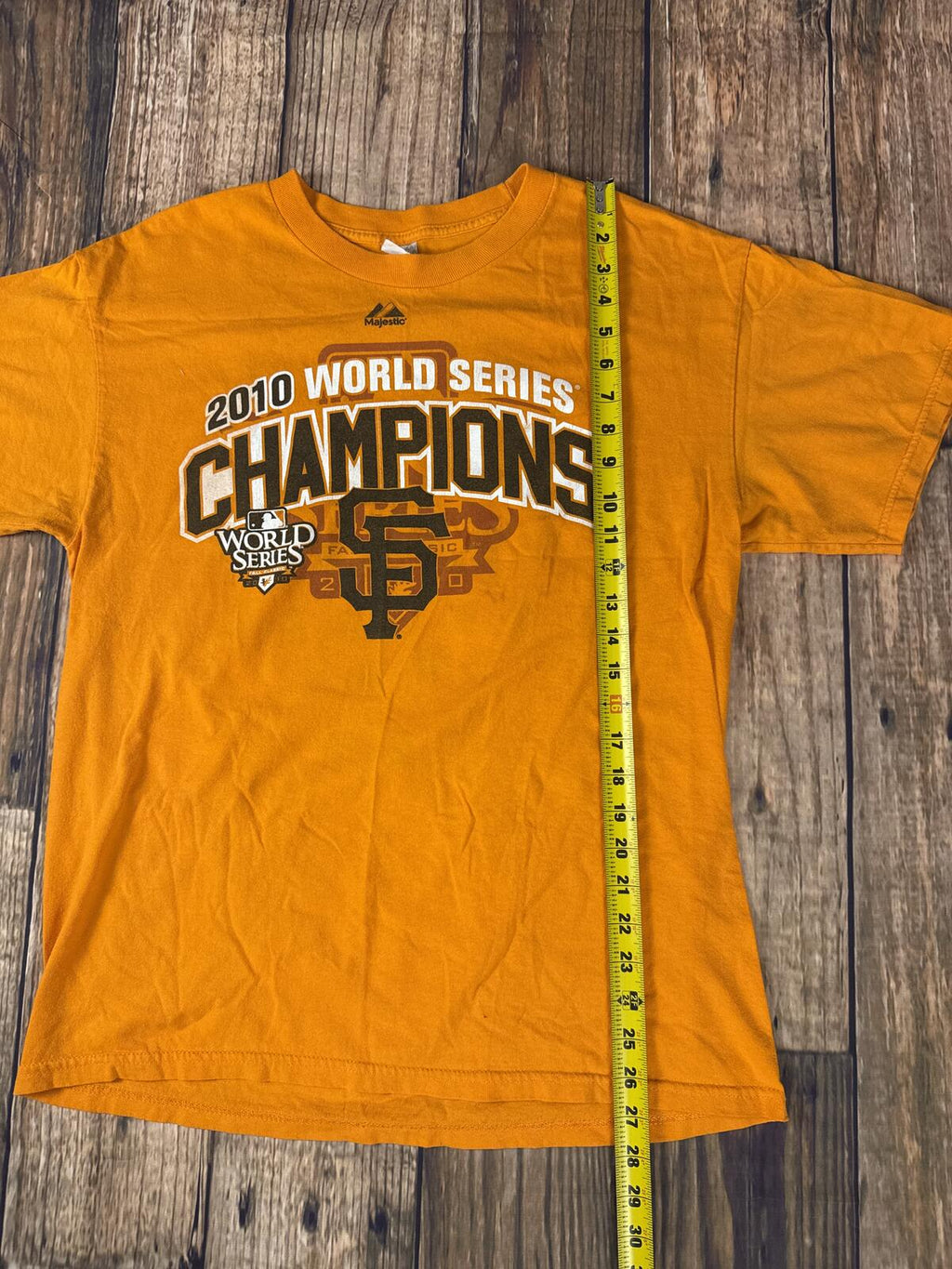 San Francisco Giants 2010 World Series Champions Roster T-Shirt