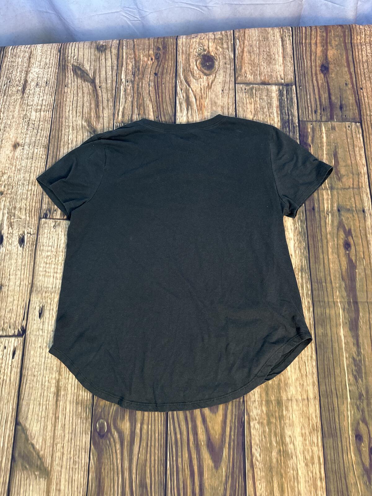 Nickelodeon Splat Logo Graphic Tee Youth XL Black Orange Retro TV S
