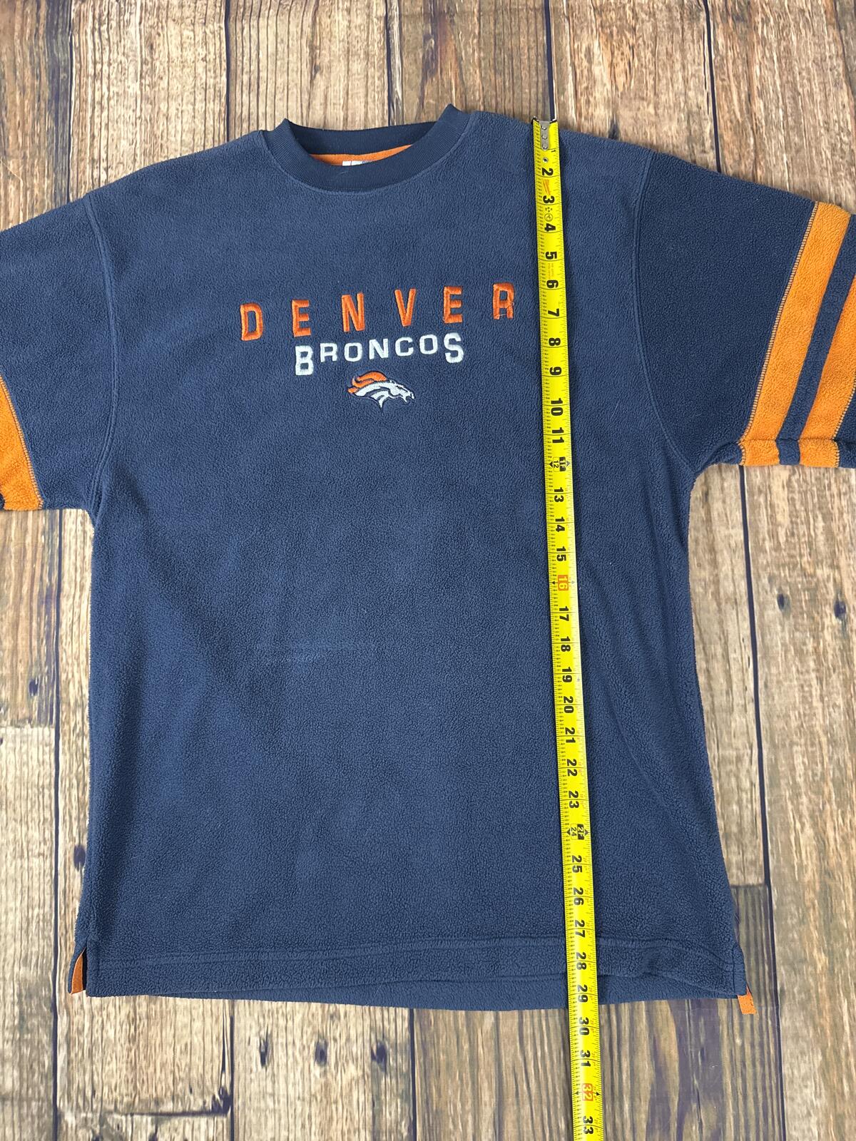 Vintage Denver Broncos NFL Fleece Pullover Sweatshirt