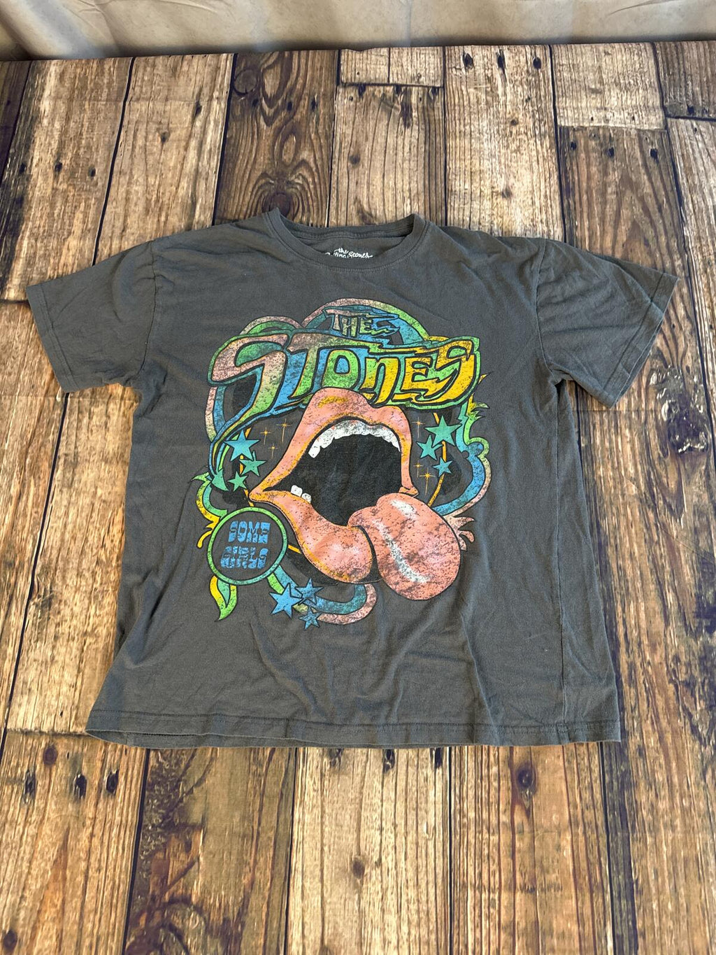 The Rolling Stones Some Girls Graphic Tee Black Large