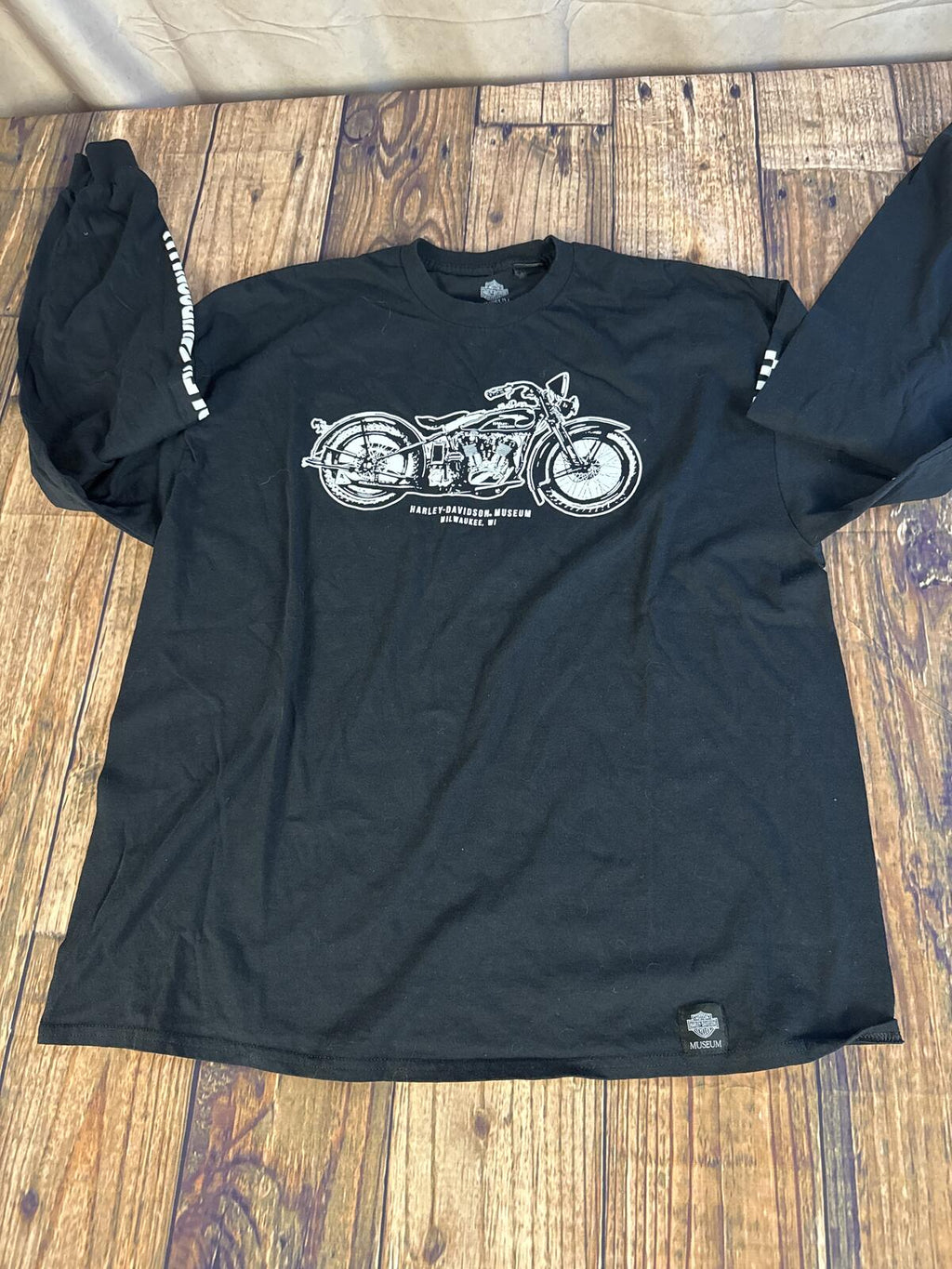Harley Davidson Museum Long Sleeve Shirt Black 2XL Milwaukee