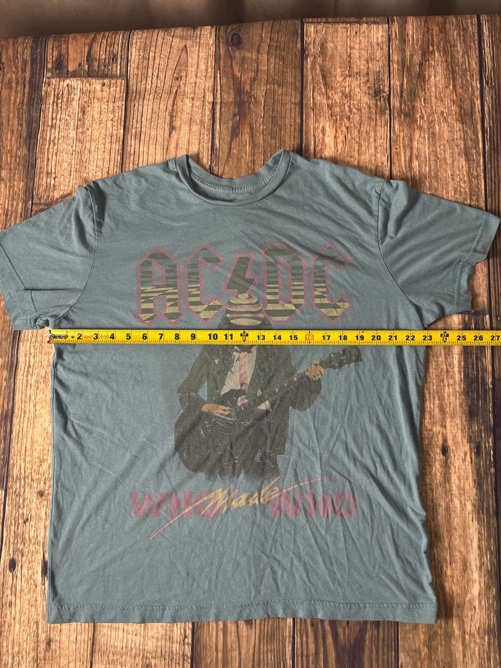 AC/DC Who Made Who North American Tour 1986 Graphic T-Shirt