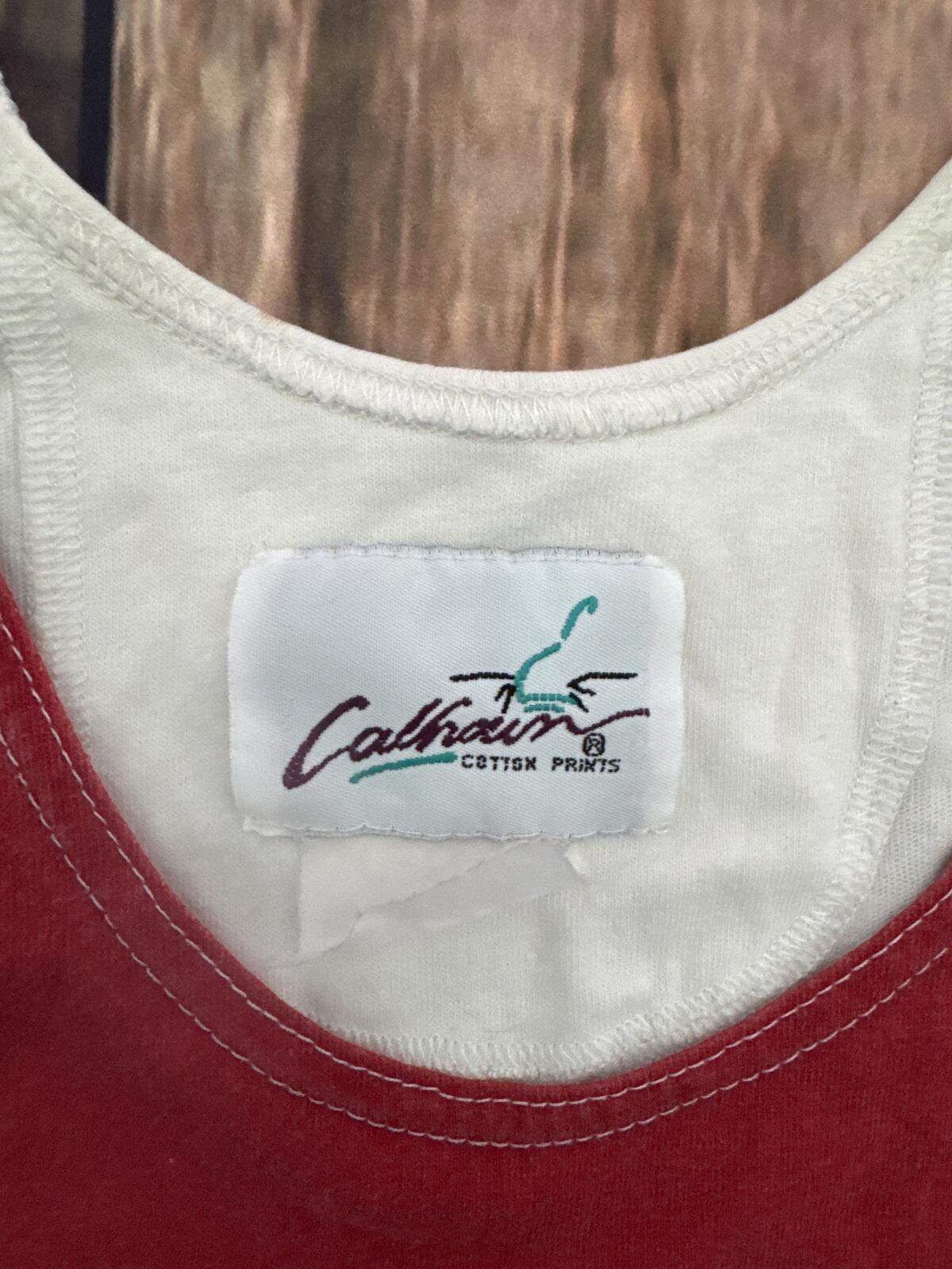 Budweiser King of Beers Tank Top Red White 2002 Graphic Shirt
